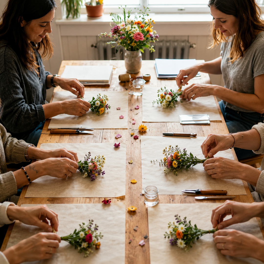 Mini arreglos florales: Aprende, crea y comparte
